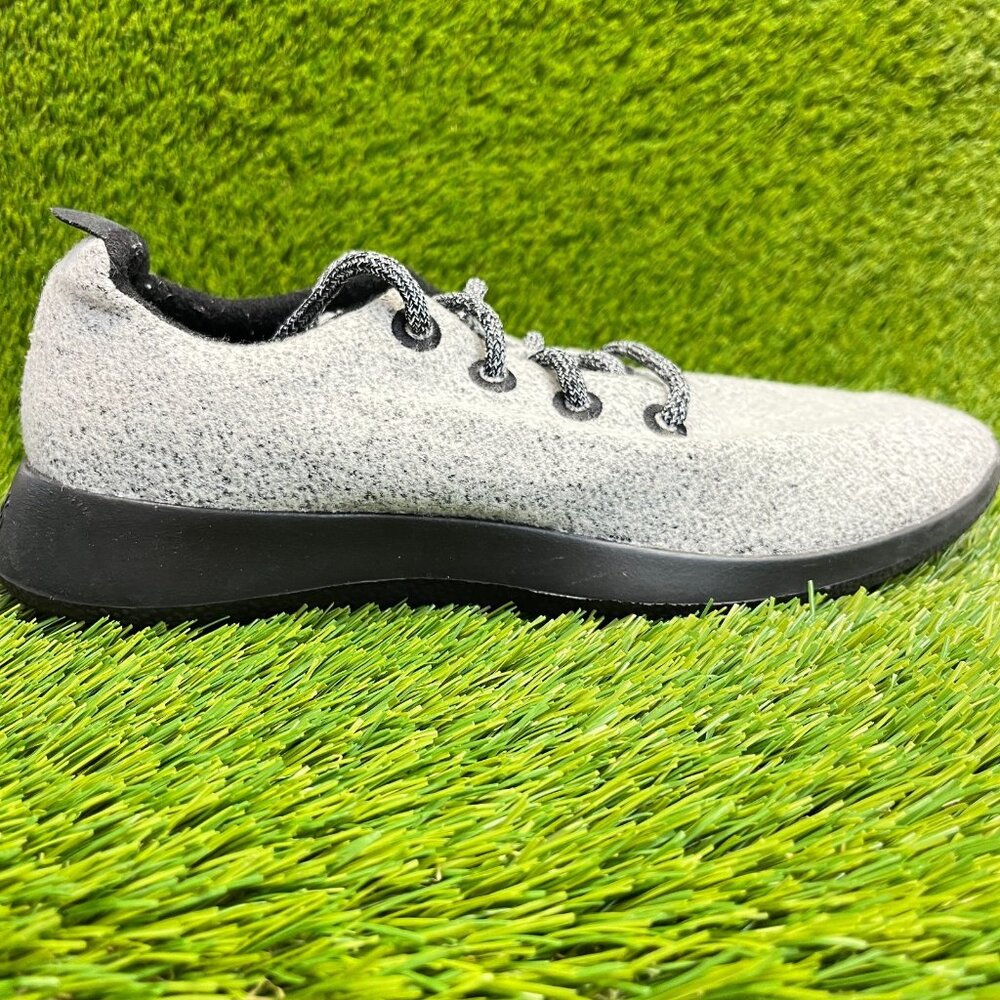 Allbirds Wool Runners Mens Size 10 Gray Black Athletic Walking Shoes Sneakers